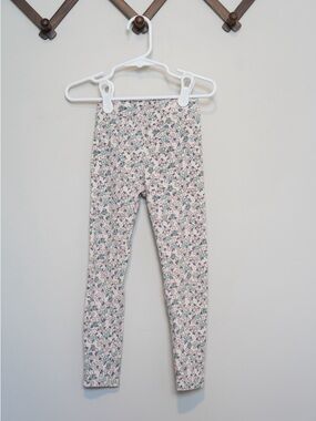 Zara Girls' Floral Print Leggings Size 5